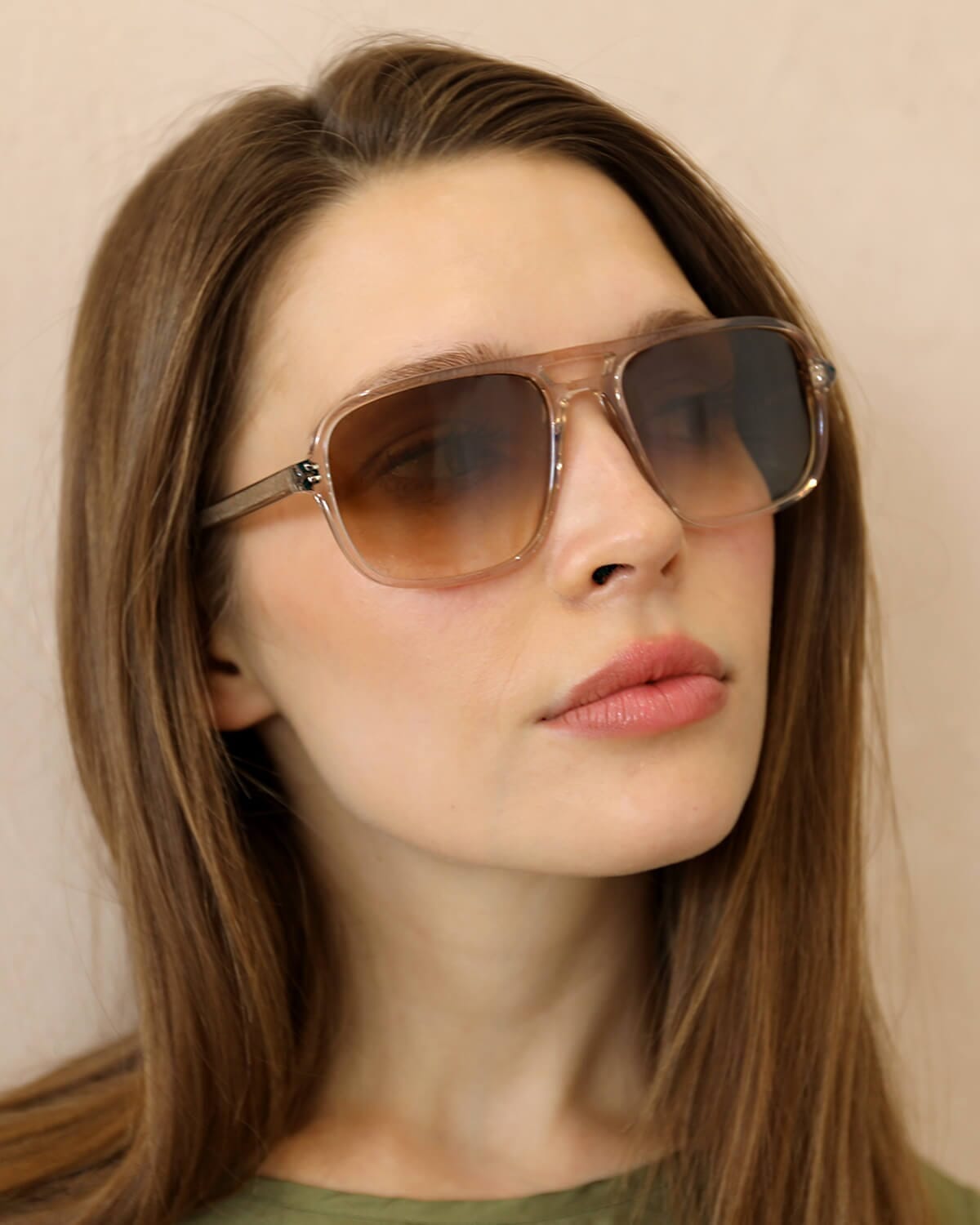 Ledbury Black with Brown to White Lenses Sunglasses | FINLAY