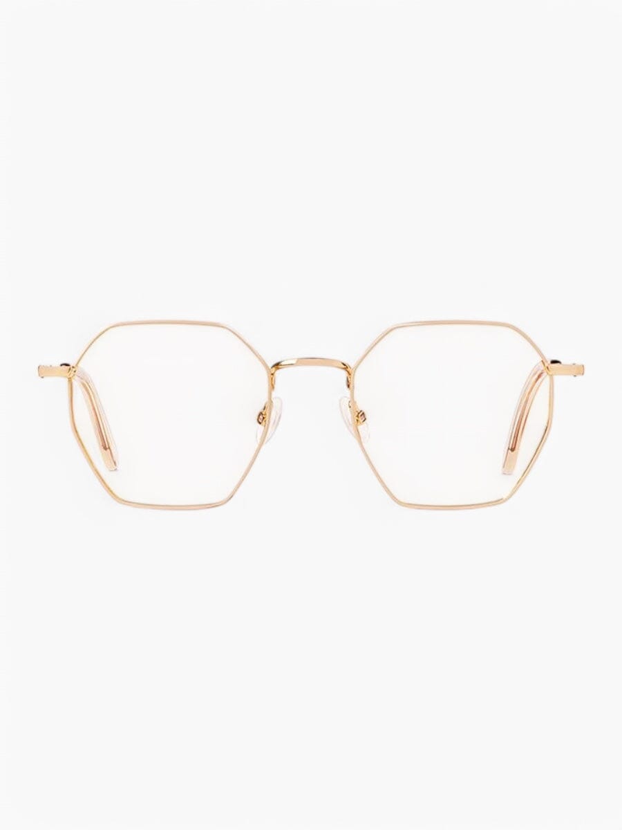 Stanley Rose Gold Frame Spectacles | FINLAY